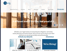 Tablet Screenshot of erwinlawfirm.com
